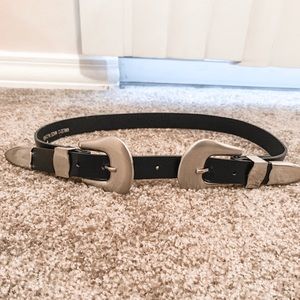 LuLus Western Style Belt - Black